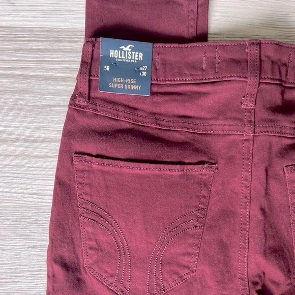 HOLLISTER high-rise super skinny classic stretch pants size 5 NWT - Picture 9 of 13
